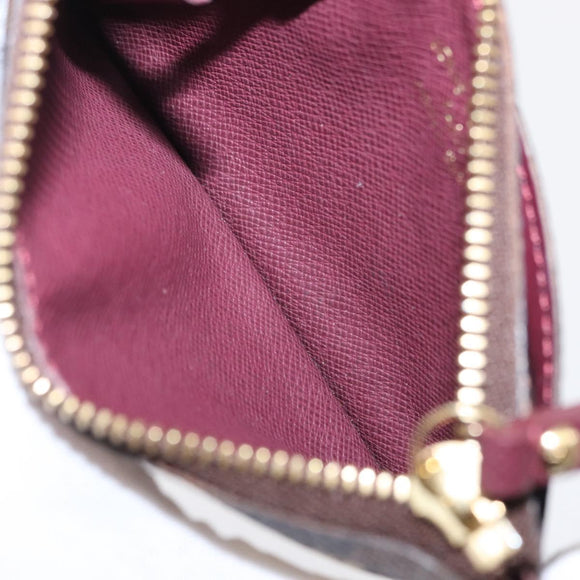 LOUIS VUITTON Damier Ebene Pochette Cles NM Coin Purse N63094 LV Auth 157924V