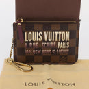 LOUIS VUITTON Damier Ebene Pochette Cles NM Coin Purse N63094 LV Auth 157924V-12