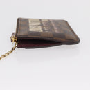 LOUIS VUITTON Damier Ebene Pochette Cles NM Coin Purse N63094 LV Auth 157924V-4