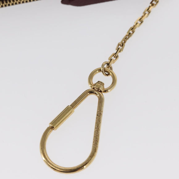 LOUIS VUITTON Damier Ebene Pochette Cles NM Coin Purse N63094 LV Auth 157924V