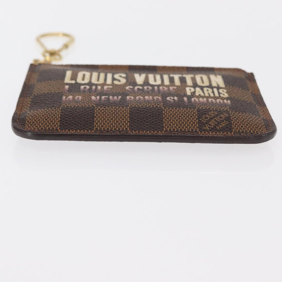 LOUIS VUITTON Damier Ebene Pochette Cles NM Coin Purse N63094 LV Auth 157924V