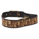 Christian Dior Trotter Canvas Belt 32.7"" Beige Auth 157925-2