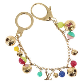 LOUIS VUITTON Porte Chainne Grullo metal Multicolor Gold Tone M62226 Auth 157926