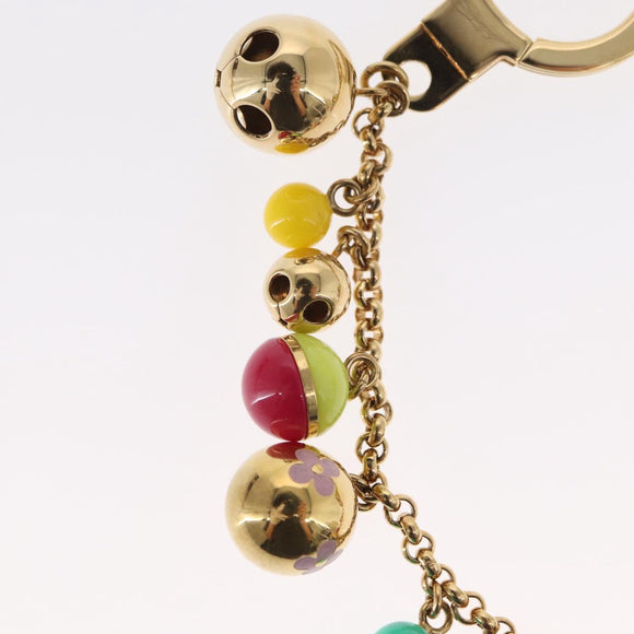 LOUIS VUITTON Porte Chainne Grullo metal Multicolor Gold Tone M62226 Auth 157926