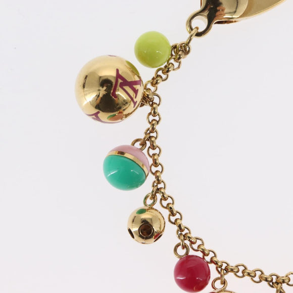 LOUIS VUITTON Porte Chainne Grullo metal Multicolor Gold Tone M62226 Auth 157926