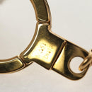 LOUIS VUITTON Bag Charm Chain Fleur de Monogram metal Gold M01413 Auth 157927M-11