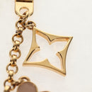LOUIS VUITTON Bag Charm Chain Fleur de Monogram metal Gold M01413 Auth 157927M-7