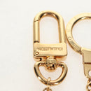 LOUIS VUITTON Bag Charm Chain Fleur de Monogram metal Gold M01413 Auth 157927M-8