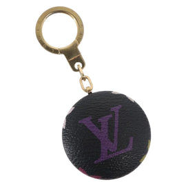 LOUIS VUITTON Monogram Multicolor Astropill Key Holder Black M51912 Auth 157928