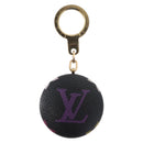 LOUIS VUITTON Monogram Multicolor Astropill Key Holder Black M51912 Auth 157928-2