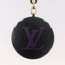LOUIS VUITTON Monogram Multicolor Astropill Key Holder Black M51912 Auth 157928-3