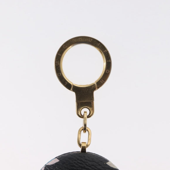 LOUIS VUITTON Monogram Multicolor Astropill Key Holder Black M51912 Auth 157928