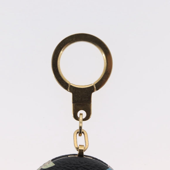 LOUIS VUITTON Monogram Multicolor Astropill Key Holder Black M51912 Auth 157928