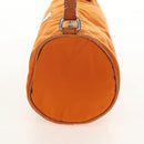 PRADA Shoulder Bag Nylon Orange Silver Auth 157934V-3