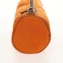 PRADA Shoulder Bag Nylon Orange Silver Auth 157934V-4