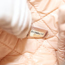 CHANEL Matelasse Pouch Lamb Skin Pink Gold CC Auth 157936M-18