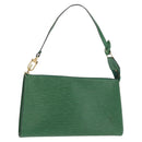 LOUIS VUITTON Epi Pochette Accessoires Accessory Pouch Green M52984 Auth 157941-1