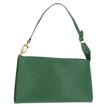 LOUIS VUITTON Epi Pochette Accessoires Accessory Pouch Green M52984 Auth 157941