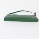 LOUIS VUITTON Epi Pochette Accessoires Accessory Pouch Green M52984 Auth 157941-5