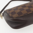 LOUIS VUITTON Damier Ebene Trousse Makeup Pouch N51982 LV Auth 157945-14
