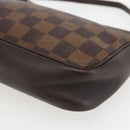 LOUIS VUITTON Damier Ebene Trousse Makeup Pouch N51982 LV Auth 157945-15