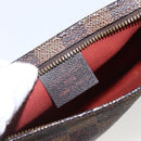 LOUIS VUITTON Damier Ebene Trousse Makeup Pouch N51982 LV Auth 157945-17