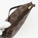 LOUIS VUITTON Damier Ebene Trousse Makeup Pouch N51982 LV Auth 157945-6