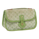 LOUIS VUITTON Monogram Mini Mini Trousse Marie Kate Green M92935 LV Auth 157946-1