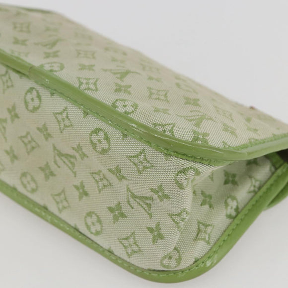 LOUIS VUITTON Monogram Mini Mini Trousse Marie Kate Green M92935 LV Auth 157946