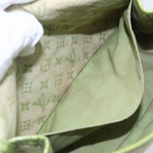 LOUIS VUITTON Monogram Mini Mini Trousse Marie Kate Green M92935 LV Auth 157946