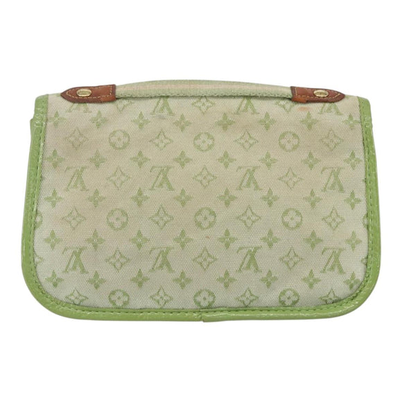 LOUIS VUITTON Monogram Mini Mini Trousse Marie Kate Green M92935 LV Auth 157946