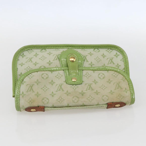 LOUIS VUITTON Monogram Mini Mini Trousse Marie Kate Green M92935 LV Auth 157946