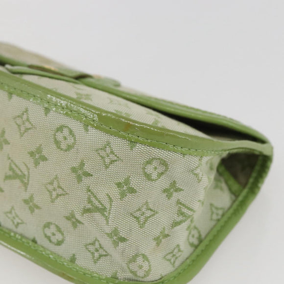 LOUIS VUITTON Monogram Mini Mini Trousse Marie Kate Green M92935 LV Auth 157946