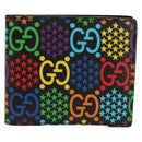 GUCCI GG Psychedelic Wallet Multicolor 601089 Auth 157947V-13