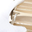 CHANEL Matelasse Long Wallet Lamb Skin Gold CC Auth 157953-21