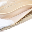 CHANEL Matelasse Long Wallet Lamb Skin Gold CC Auth 157953-11