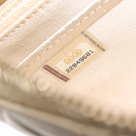 CHANEL Matelasse Long Wallet Lamb Skin Gold CC Auth 157953