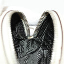 PRADA Pouch Safiano Ivory Silver Auth 157955V-25