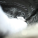 PRADA Pouch Safiano Ivory Silver Auth 157955V-11