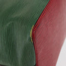 LOUIS VUITTON Epi Petit Noe Shoulder Bag Bicolor Green Red M44147 LV Auth 157957-15