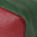 LOUIS VUITTON Epi Petit Noe Shoulder Bag Bicolor Green Red M44147 LV Auth 157957-16