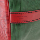 LOUIS VUITTON Epi Petit Noe Shoulder Bag Bicolor Green Red M44147 LV Auth 157957-17