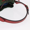 LOUIS VUITTON Epi Petit Noe Shoulder Bag Bicolor Green Red M44147 LV Auth 157957-7