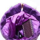 PRADA Glasses Pouch Nylon Purple Gold Auth 157958-17