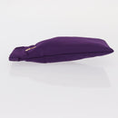 PRADA Glasses Pouch Nylon Purple Gold Auth 157958-4