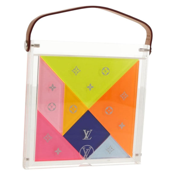 LOUIS VUITTON Domino Tangram Domino plastic Clear LV Auth 157960SM