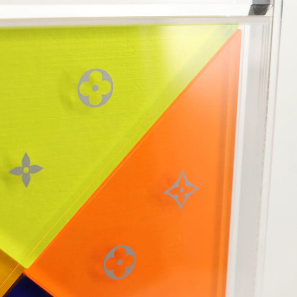 LOUIS VUITTON Domino Tangram Domino plastic Clear LV Auth 157960SM
