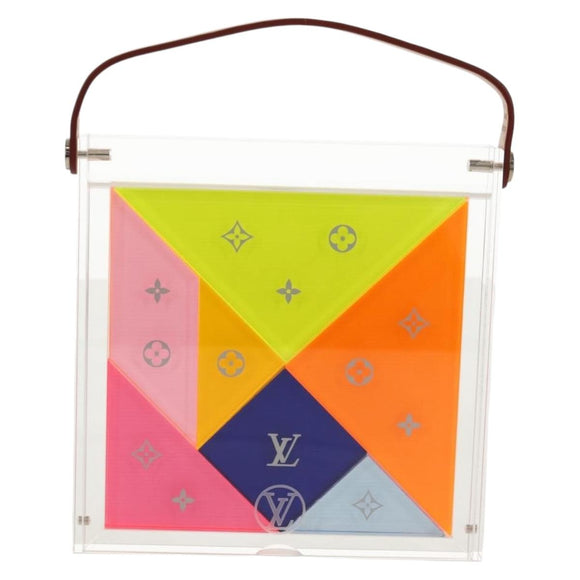 LOUIS VUITTON Domino Tangram Domino plastic Clear LV Auth 157960SM