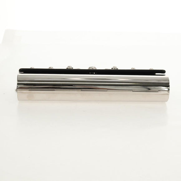 VERSACE Medusa Chain Shoulder Bag metal Silver tone Auth 157963V