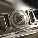 VERSACE Medusa Chain Shoulder Bag metal Silver tone Auth 157963V-18